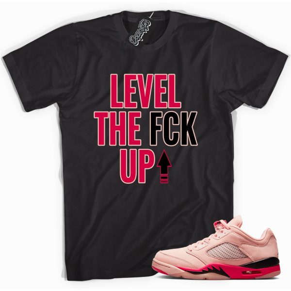 Level Up Sneaker Shirt Made To Match Jordan 5 Arctic Orange Jezsport.com