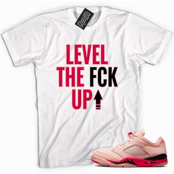 Level Up Sneaker Shirt Made To Match Jordan 5 Arctic Orange Jezsport.com