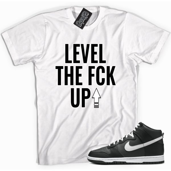 Level Up Sneaker Shirt Made To Match Dunks High Anthracite White Jezsport.com