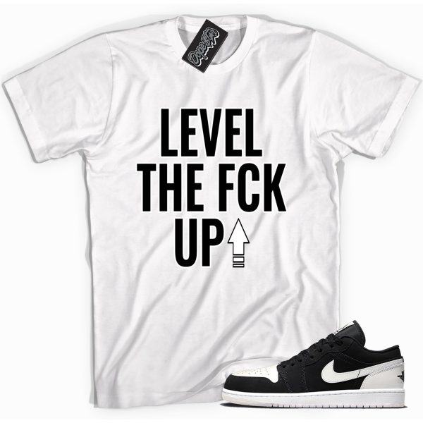 Level Up Sneaker Shirt Made To Match Jordan 1 Low Diamond Jezsport.com