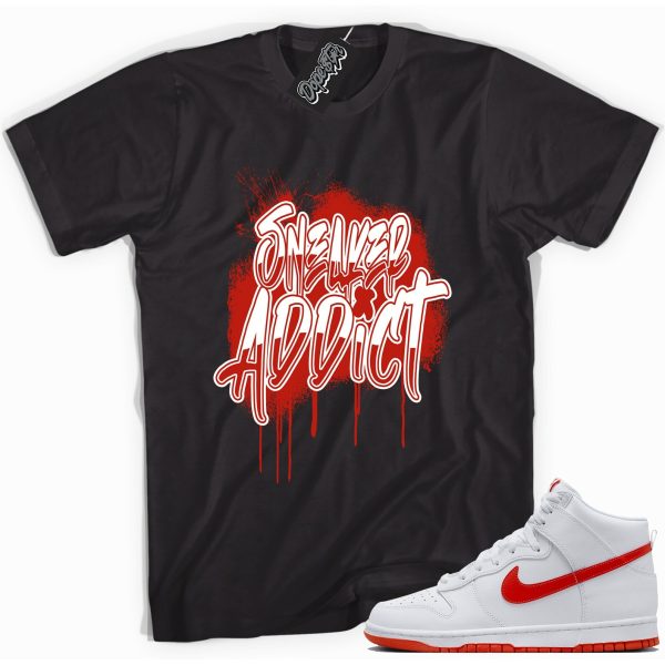 Sneaker Addict Sneaker Shirt Made To Dunks High White Picante Red Jezsport.com