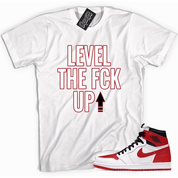 Level Up Sneaker Shirt Made To Match Jordan 1 Retro Heritage Jezsport.com