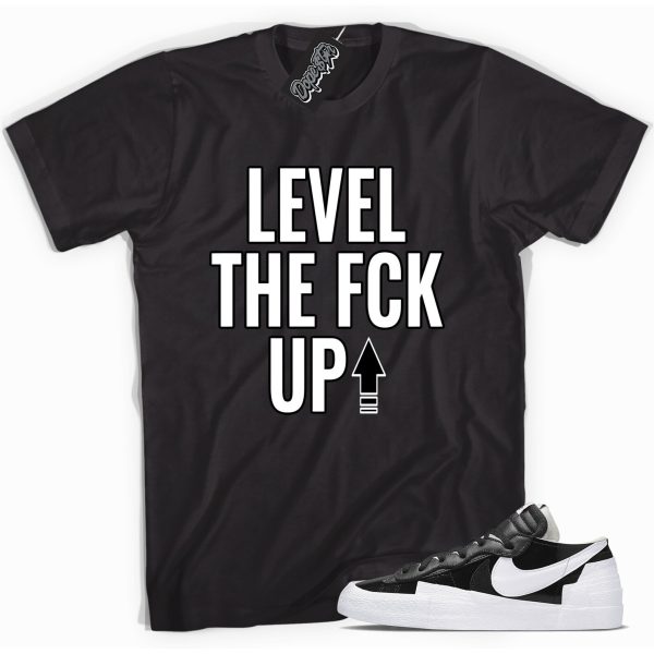 Level Up Sneaker Shirt Made To Match Dunks Low Essential Black Paisley Jezsport.com