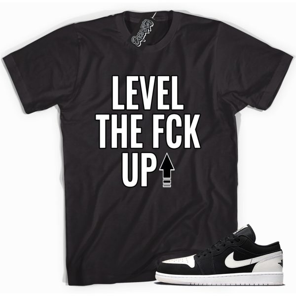 Level Up Sneaker Shirt Made To Match Jordan 1 Low Diamond Jezsport.com