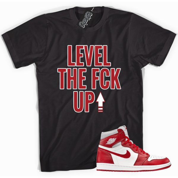 Level Up Sneaker Shirt Made To Match Jordan 1s High OG Jezsport.com