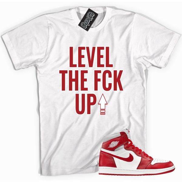 Level Up Sneaker Shirt Made To Match Jordan 1s High OG Jezsport.com