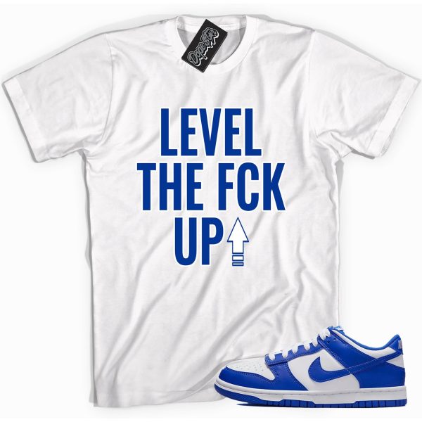 Low Dunks Racer Blue Sneaker Shirt Made To Match Level Up Jezsport.com