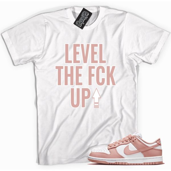 Low Dunks Women's Rose Sneaker Shirt Made To Match Level Up Jezsport.com