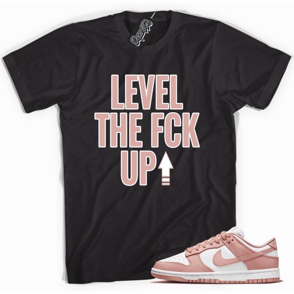 Low Dunks Women's Rose Sneaker Shirt Made To Match Level Up Jezsport.com