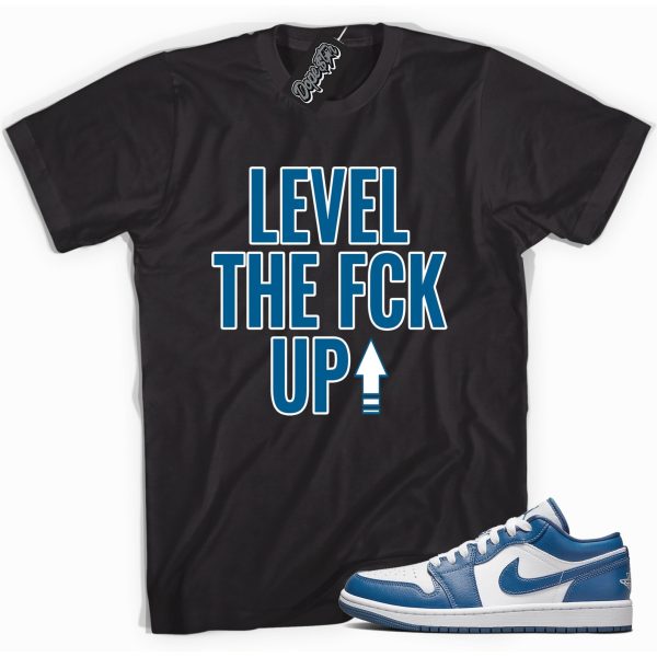 Jordan 11s Low Marina Blue Sneaker Shirt Made To Match Level Up Jezsport.com