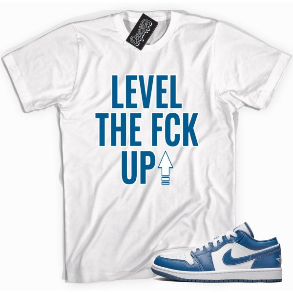 Jordan 11s Low Marina Blue Sneaker Shirt Made To Match Level Up Jezsport.com