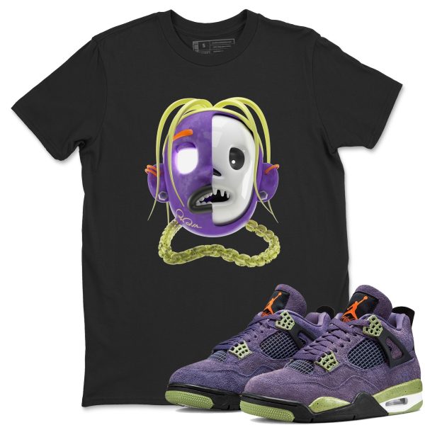 Goosebumps Boy Sneaker Matching Tee Unisex Tee - Sneaker T-Shirt To Match 4s Canyon Purple Jezsport.com