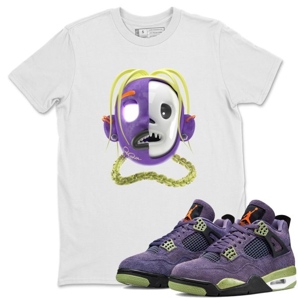 Goosebumps Boy Sneaker Matching Tee Unisex Tee - Sneaker T-Shirt To Match 4s Canyon Purple Jezsport.com