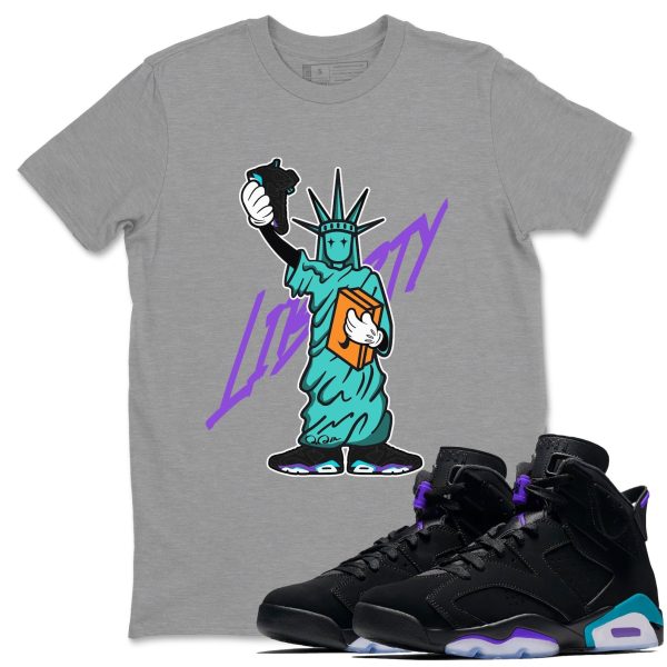 Statue Of Liberty Unisex Tee - Sneaker T-Shirt To Match 6s Aqua Jezsport.com