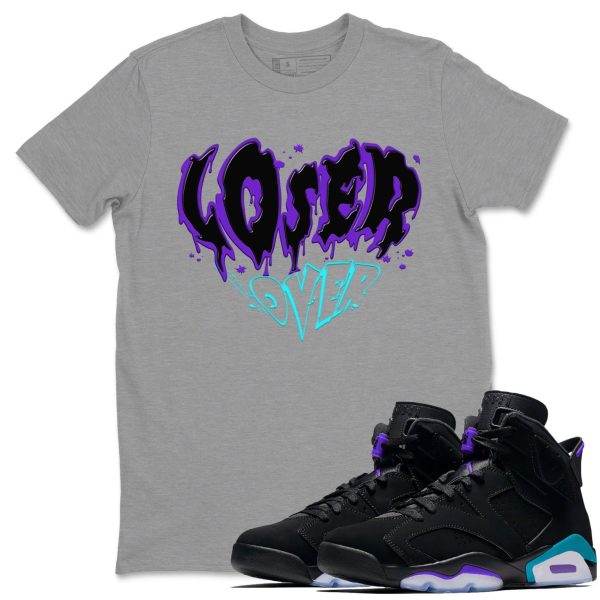 Melting Loser Lover Unisex Tee - Sneaker T-Shirt To Match 6s Aqua Jezsport.com