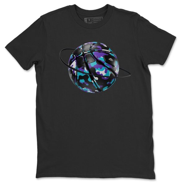 Camo Basketball Planet Unisex Tee - Sneaker T-Shirt To Match 6s Aqua Jezsport.com