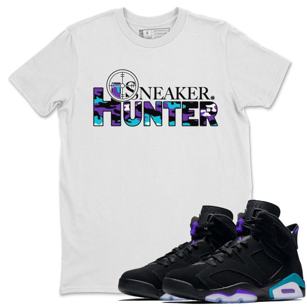 Sneaker Hunter Unisex Tee - Sneaker T-Shirt To Match 6s Aqua Jezsport.com