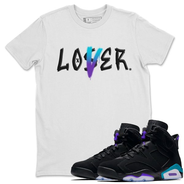 Loser Lover Unisex Tee - Sneaker T-Shirt To Match 6s Aqua Jezsport.com