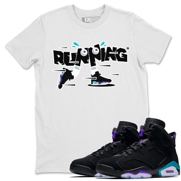 Running Shoes Unisex Tee - Sneaker T-Shirt To Match 6s Aqua Jezsport.com