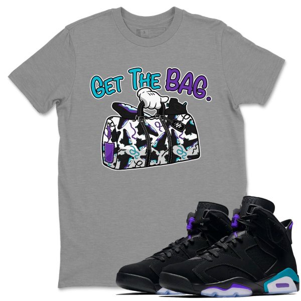 Get The Bag Unisex Tee - Sneaker T-Shirt To Match 6s Aqua Jezsport.com