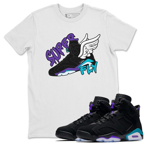 Super Fly Unisex Tee - Sneaker T-Shirt To Match 6s Aqua Jezsport.com