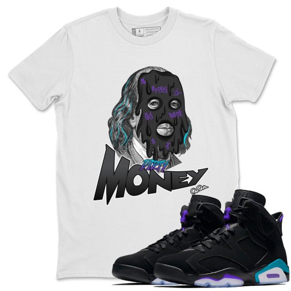 Dirty Money Unisex Tee - Sneaker T-Shirt To Match 6s Aqua Jezsport.com