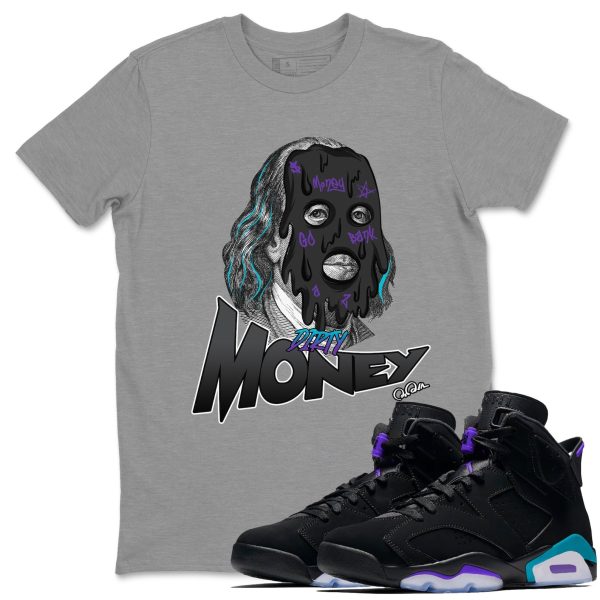 Dirty Money Unisex Tee - Sneaker T-Shirt To Match 6s Aqua Jezsport.com