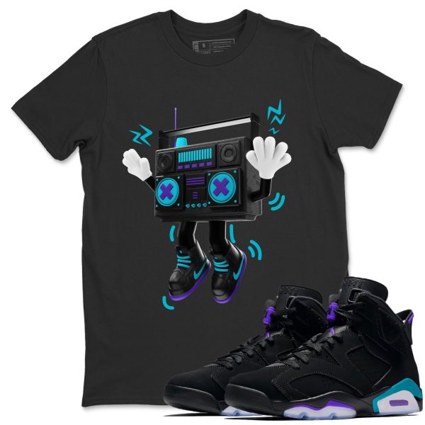 90s Radio Boy Unisex Tee - Sneaker T-Shirt To Match 6s Aqua Jezsport.com