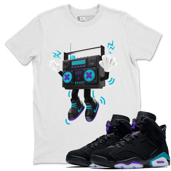 90s Radio Boy Unisex Tee - Sneaker T-Shirt To Match 6s Aqua Jezsport.com