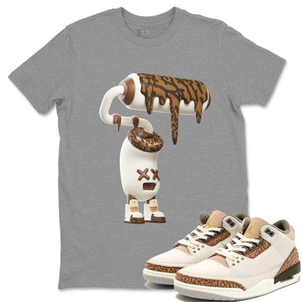 3D Paint Roller Unisex Tees - Sneaker Shirt To Match 3s Palomino Jezsport.com