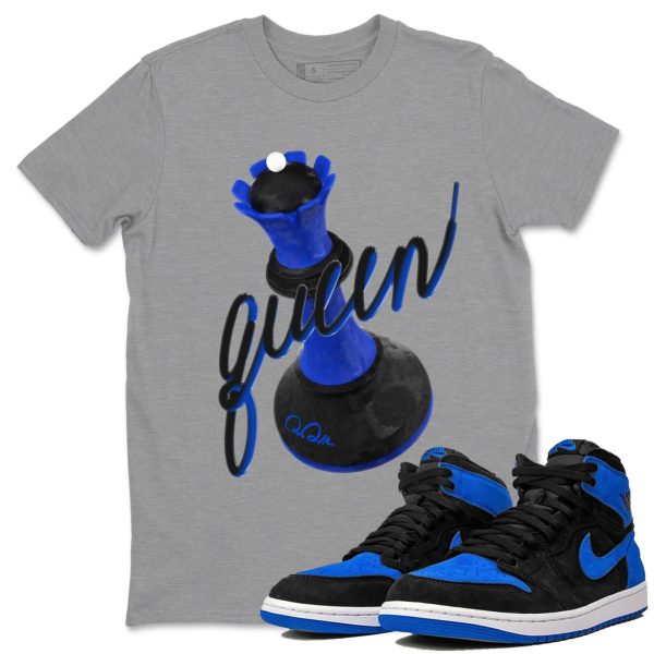 3D Queen Unisex T-Shirt - Sneaker Shirt To Match 1s Royal Reimagined Jezsport.com