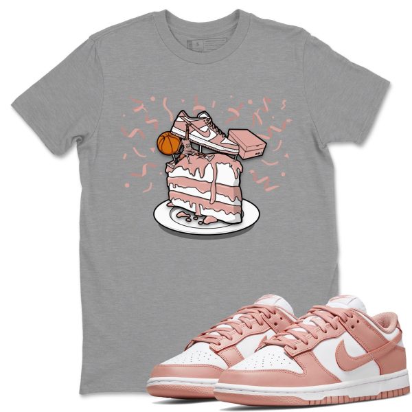 Sneaker Topper - Sneaker Shirt To Match Dunks Rose Whisper Jezsport.com