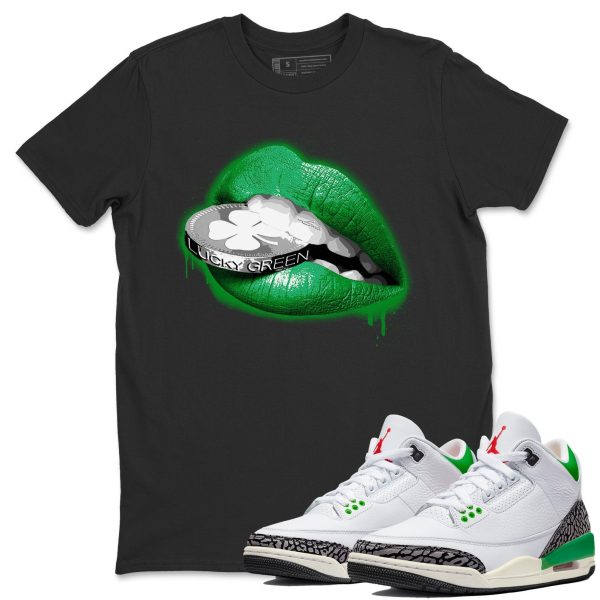 Lips Coin Unisex Short Sleeve T-Shirt - Shirt To Match 3s Lucky Green Jezsport.com