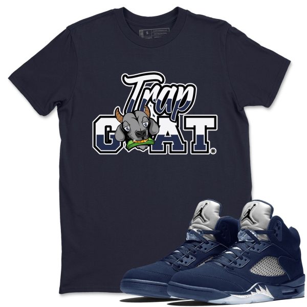 Trap Goat Unisex Crew Neck Sneaker Matching Tee Shirt To Match 5s Georgetown Jezsport.com