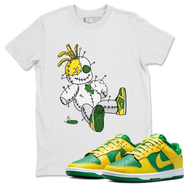 Voodoo Doll Unisex Crew Neck Sneaker Matching Tee Shirt To Match Dunks Reverse Brazil Jezsport.com