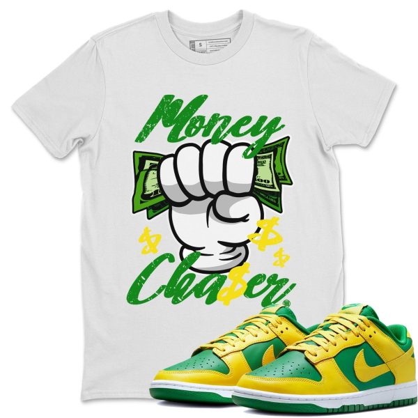 Money Chaser Unisex Crew Neck Sneaker Matching Tee Shirt To Match Dunks Reverse Brazil Jezsport.com