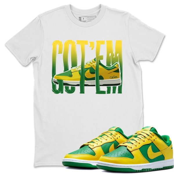 Wiggling Gotem Unisex Crew Neck Sneaker Matching Tee Shirt To Match Dunks Reverse Brazil Jezsport.com