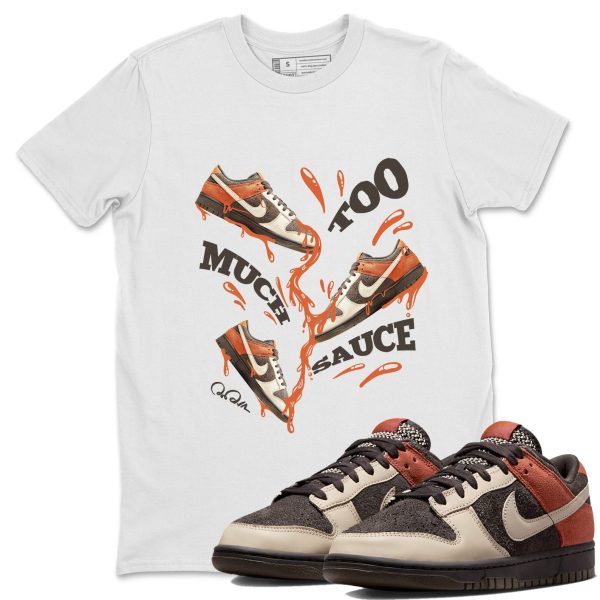 Too Much Sauce Unisex Crew Neck Sneaker Matching Tee Shirt To Match Red Panda Jezsport.com