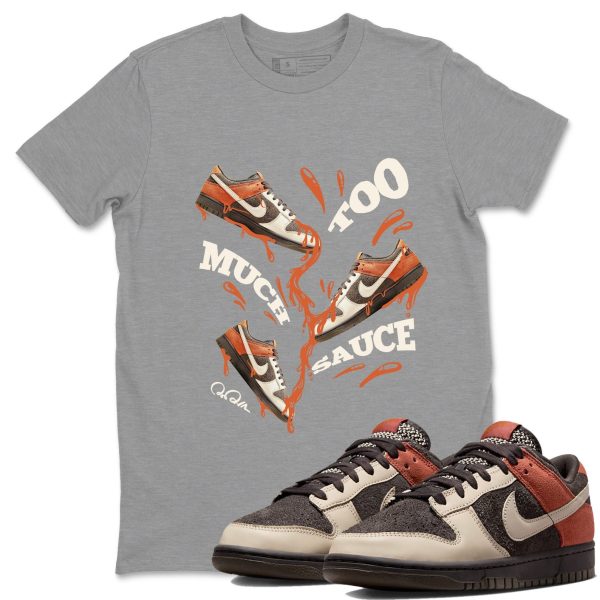 Too Much Sauce Unisex Crew Neck Sneaker Matching Tee Shirt To Match Red Panda Jezsport.com