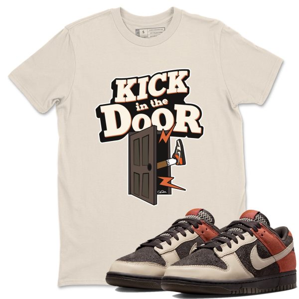 Kick In The Door Unisex Crew Neck Sneaker Matching Tee Shirt To Match Red Panda Jezsport.com