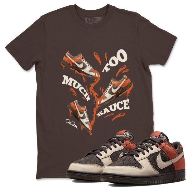 Too Much Sauce Unisex Crew Neck Sneaker Matching Tee Shirt To Match Red Panda Jezsport.com