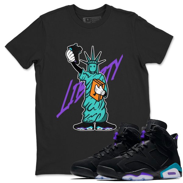 Statue Of Liberty Unisex Tee - Sneaker T-Shirt To Match 6s Aqua Jezsport.com