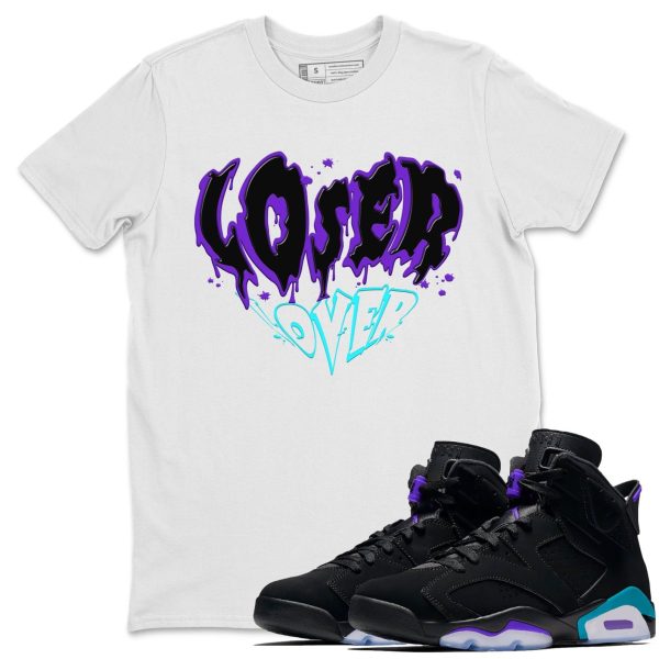 Melting Loser Lover Unisex Tee - Sneaker T-Shirt To Match 6s Aqua Jezsport.com