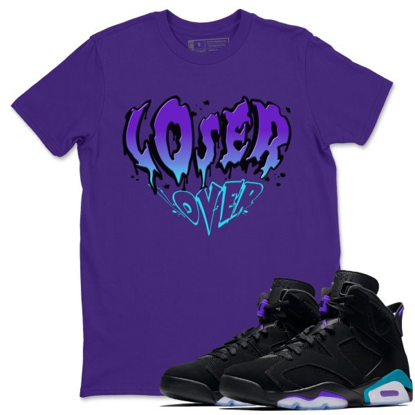 Melting Loser Lover Unisex Tee - Sneaker T-Shirt To Match 6s Aqua Jezsport.com