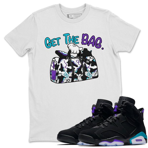 Get The Bag Unisex Tee - Sneaker T-Shirt To Match 6s Aqua Jezsport.com