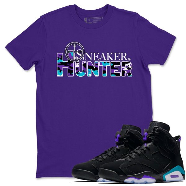 Sneaker Hunter Unisex Tee - Sneaker T-Shirt To Match 6s Aqua Jezsport.com