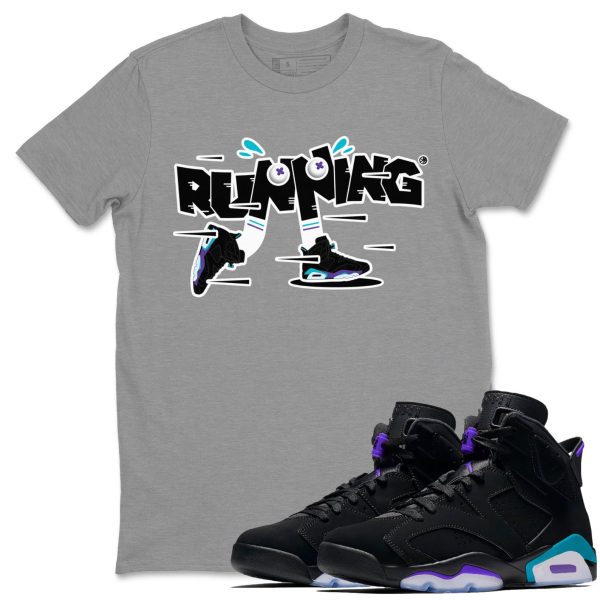 Running Shoes Unisex Tee - Sneaker T-Shirt To Match 6s Aqua Jezsport.com