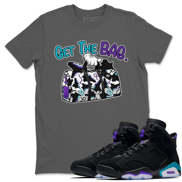 Get The Bag Unisex Tee - Sneaker T-Shirt To Match 6s Aqua Jezsport.com