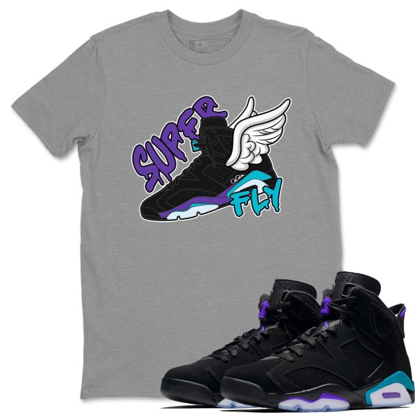 Super Fly Unisex Tee - Sneaker T-Shirt To Match 6s Aqua Jezsport.com