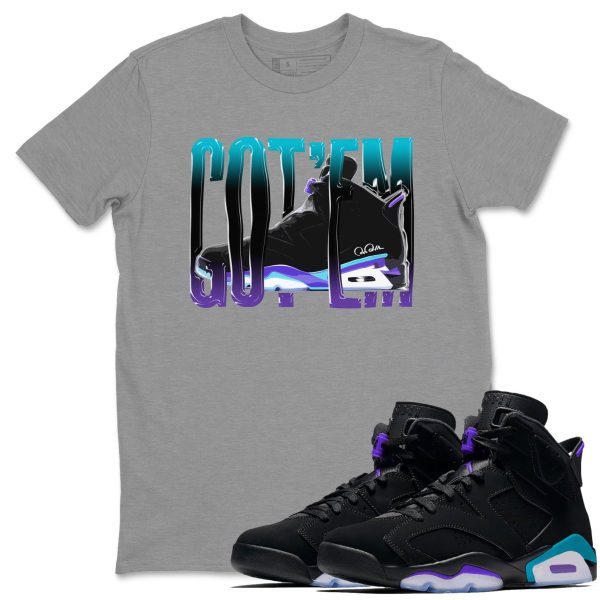 Wiggling Gotem Unisex Tee - Sneaker T-Shirt To Match 6s Aqua Jezsport.com